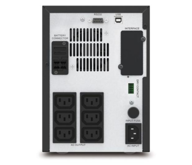 APC Easy SMV (1500VA/1050W, 6xIEC, AVR, LCD) - 703336 - zdjęcie 2